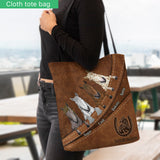 Love Horse - Personalized Horse Tote Bag