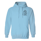 Custom Line Art - Personalized Sibling Embroidered Hoodie