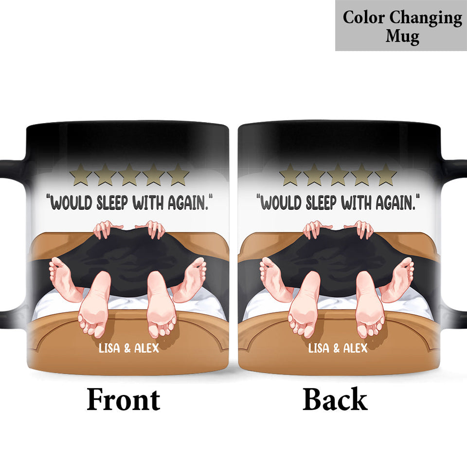 Would Sleep With Again - Personalized Couple Mug