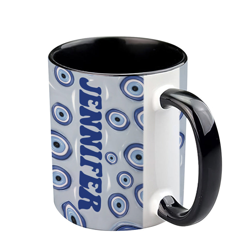 Check Ya Energy - Personalized Witch Accent Mug