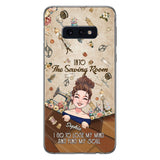 And Into The Sewing Room I Go - Personalized Sewing Phone Case