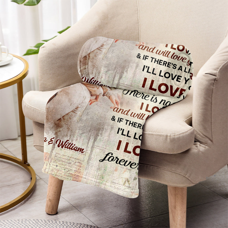 The Day I Met You - Personalized Couple Blanket