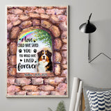 No Longer By My Side - Personalized Dog Canvas And Poster
