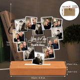 You And Me We Got This - gift for husband, wife, boyfriend, girlfriend - Personalized Shaped Plaque Light Base
