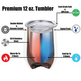 Check Ya Energy - Personalized Witch Wine Tumbler