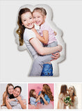 Custom Photo Humanoid - Personalized Mother Shaped Pillow