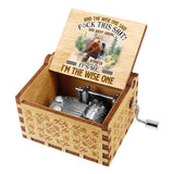 And The Wise One Said - Personalized Hiking Hand Crank Music Box