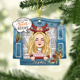 Just A Girl Who Loves Books - Personalized Book Ornament