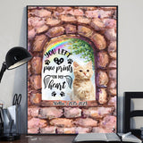 No Longer By My Side - Personalized Dog Canvas And Poster