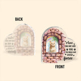 No Longer By My Side - Personalized Dog Custom Shaped Acrylic Plaque