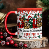 La raison de cette fête - Mug chrétien personnalisé
