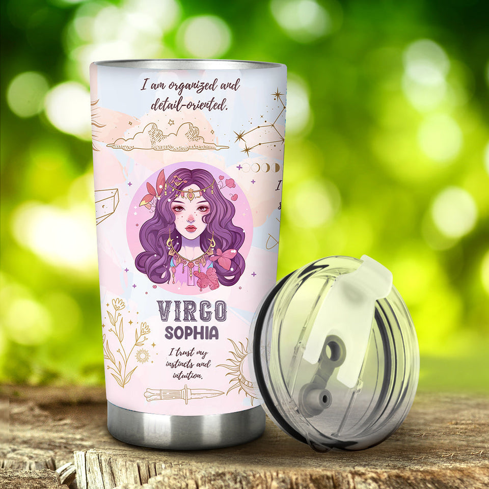 Zodiac Sign Tumbler - Personalized Tumbler