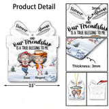 Together And Always - Gift for friend - Personalized Transparent Ornament