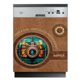 Just A Girl Who Loves Photography - Personalized Photography Dishwasher Cover