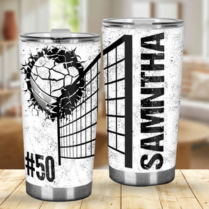 Volleyball Net - Personalized Volleyball Tumbler