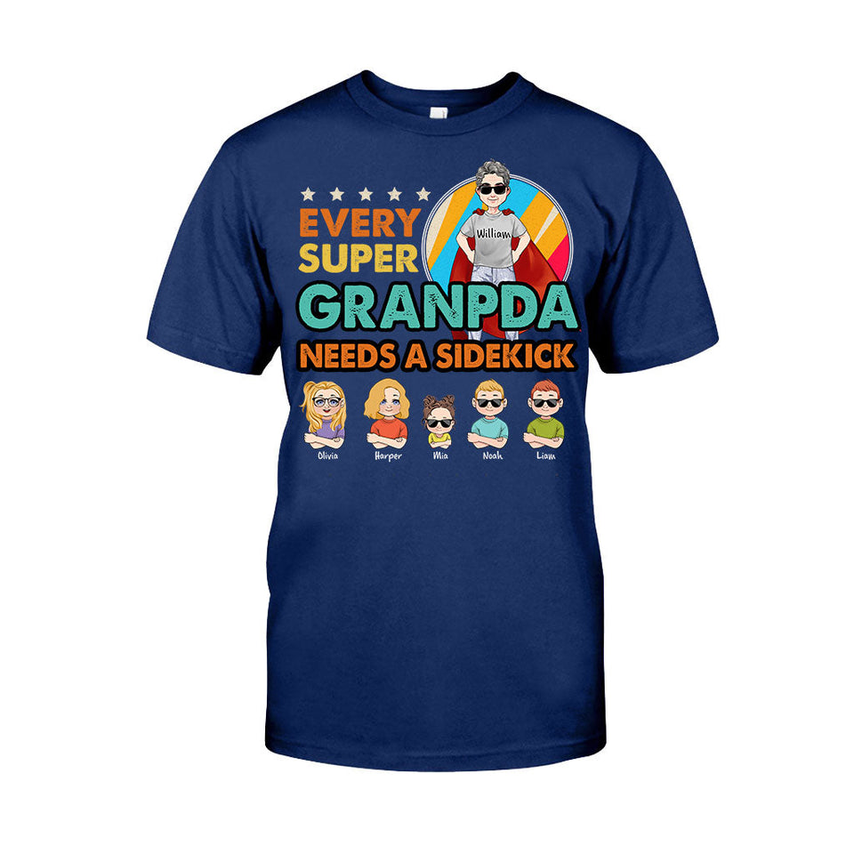 Super Dad Super Hero - Gift for dad, grandpa, uncle, brother - Personalized T-shirt And Hoodie