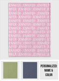 Custom Name Pattern - Personalized Kid Blanket