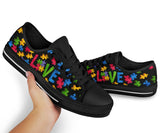 Chaussures basses Puzzle Pieces Sensibilisation à l'autisme 0622