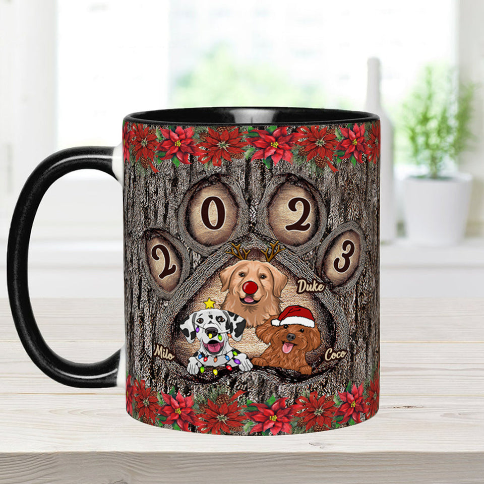 Dog Mom - Personalized Dog Accent Mug