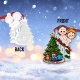 Staircase Naughty Couple - Personalized Couple Ornament