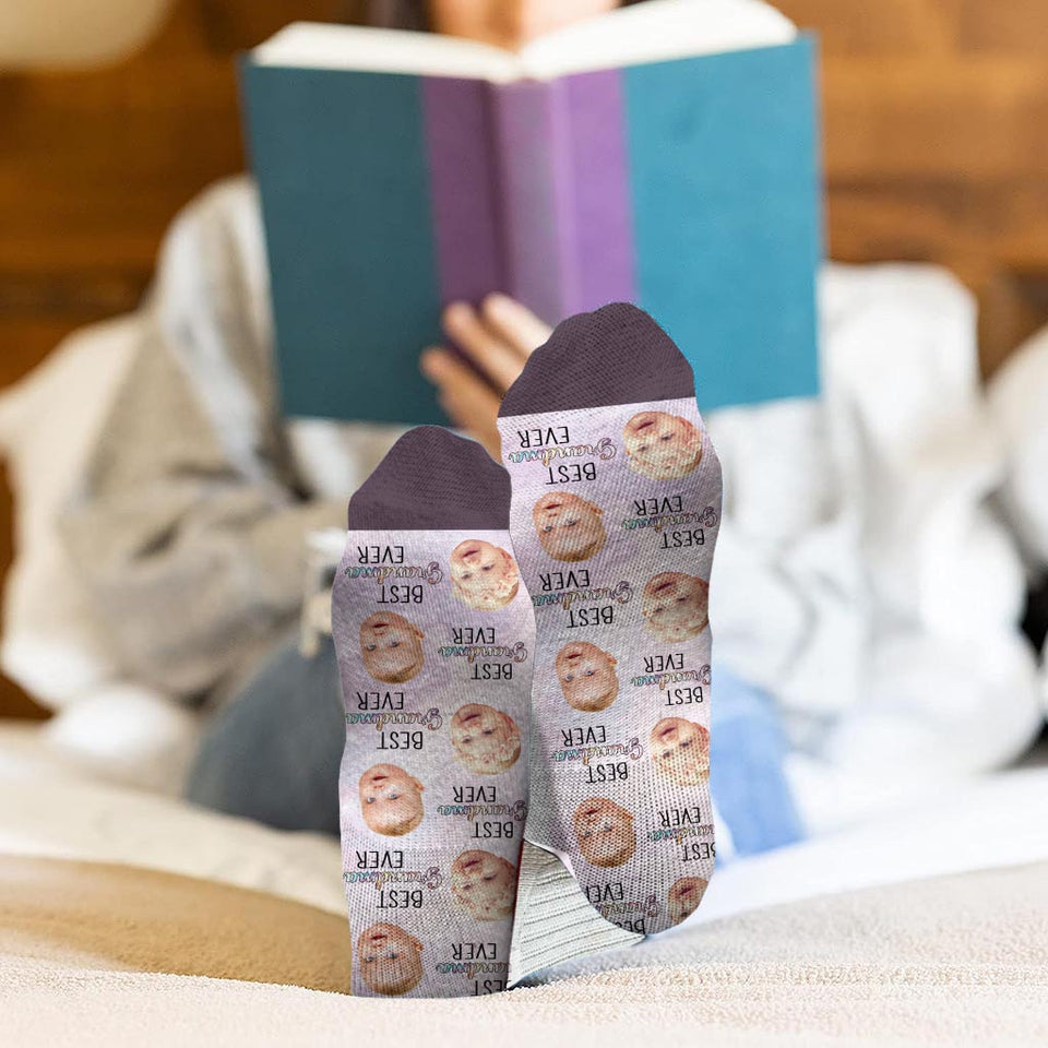 Best Grandma Mom Ever - Gift for mom, mom, grandma, aunt - Personalized Socks