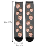 Custom Face - Personalized grandson Socks