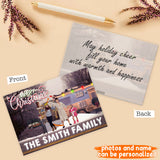 Merry Christmas - Personalized Family Greeting Card