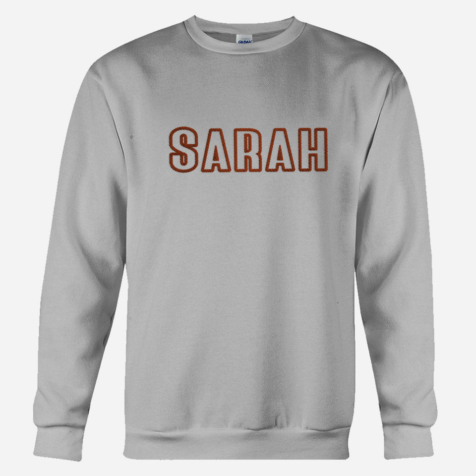 Custom Name - Personalized Father Embroidered Sweater