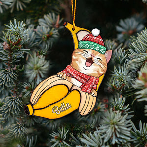Little Cute Cat - Personalized Cat Ornament