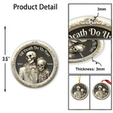 Till Death Do Us Part - Personalized Skull Ornament