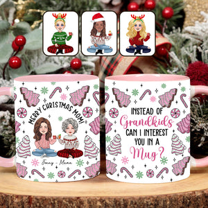 Instead Of Grandkids - Gift for mom - Personalized Accent Mug