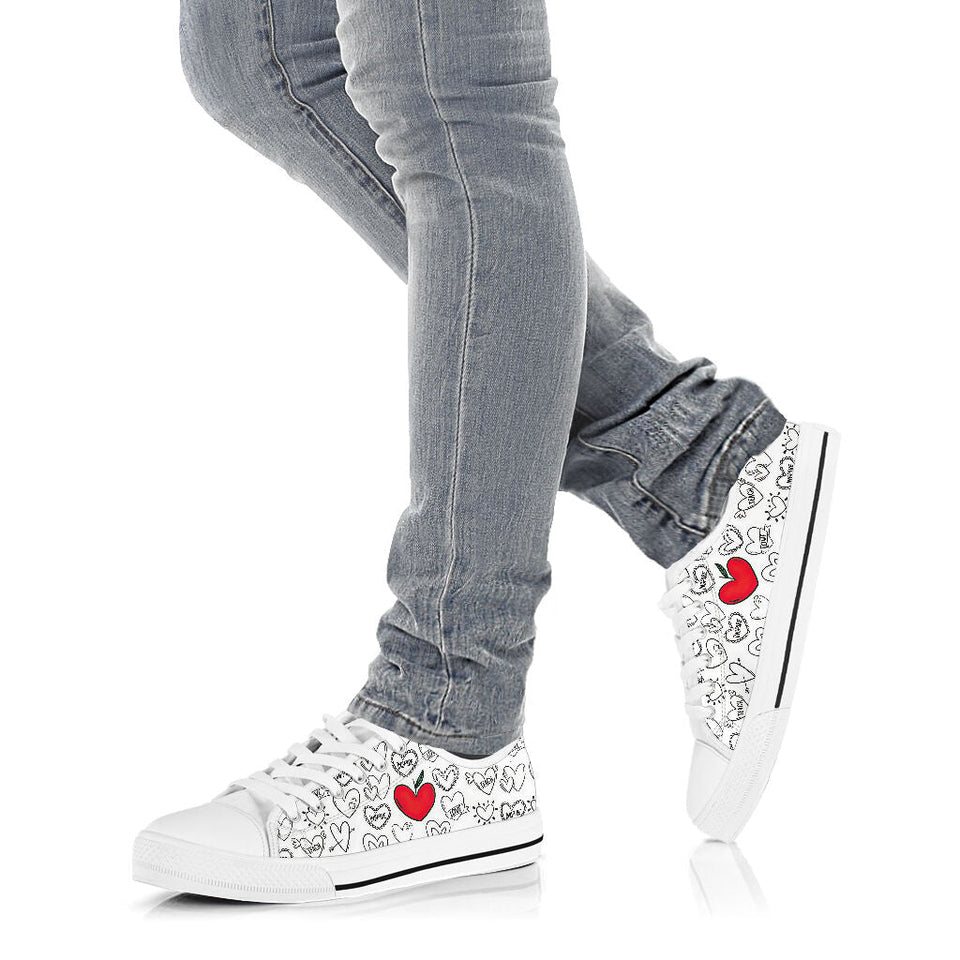 Teach Love Inspire Teacher Low Top Shoes 0622