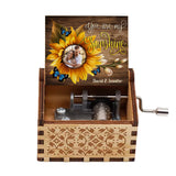 You Are My Sunshine - Gift for mom, grandma, dad, grandpa, daughter, son, granddaughter, grandson, sister, brother, friend, wife, husband - Personalized Hand Crank Music Box