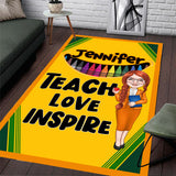 Positive Affirmations Butterfly - Personalized Butterfly Rug