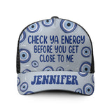 Check Ya Energy - Personalized Witch Trucker Hat