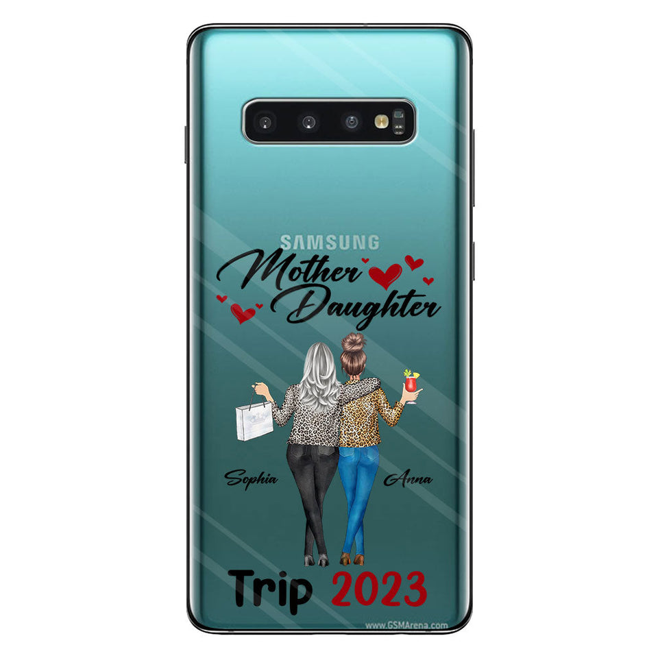 Love Horses - Personalized Mother Clear Phone Case