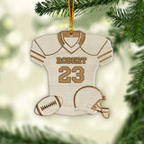Love Football - Personalized Football Ornament
