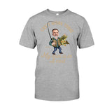 Photo Inserted Funny Fishing - Personalized Fishing T-shirt & Hoodie