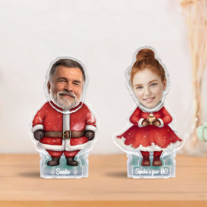 Santa And Santa's Favorite Ho - gift for husband, wife, boyfriend, girlfriend - Personalized Custom Shaking Head