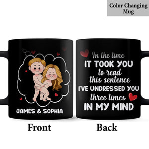I've Undressed You Three Times - Personalized Couple Mug