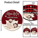 I Love You - Personalized Couple Ornament