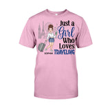 Just A Girl Who Loves Cruising - Personalized Cruising T-shirt & Hoodie