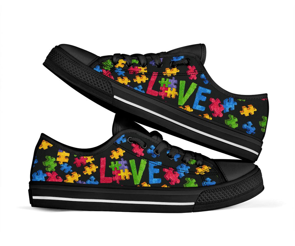 Chaussures basses Puzzle Pieces Sensibilisation à l'autisme 0622