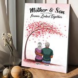 Forever Linked Together - Gift for mom, daughter, son - Personalized Canvas And Poster