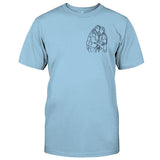 Custom Line Art - Personalized Sibling Embroidered T-shirt