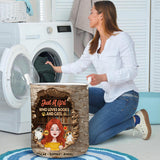 Love Books And Cats - Personalized Book Storage Basket