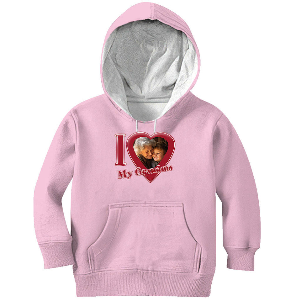 I Love My Grandma/ Nana/ Mommy.... - Personalized Grandma T-shirt And Hoodie