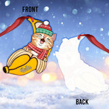 Little Cute Cat - Personalized Cat Ornament