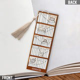 Four Seasons Reading Tracker - Personalized Book Bookmark