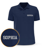 Custom Name - Personalized Aunt Embroidered Polo Shirt